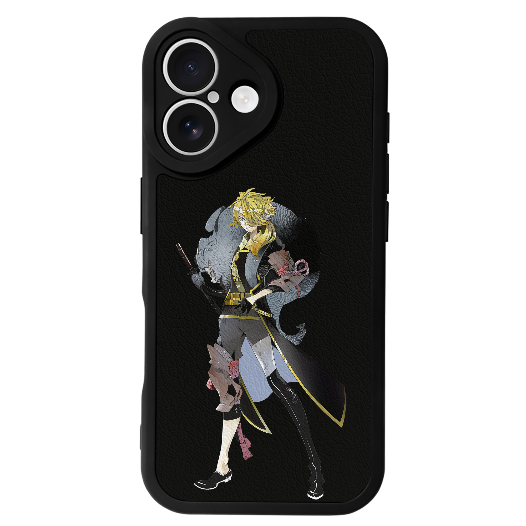 （画像用） 刀剣乱舞 Touken Ranbu 【iPhone 16シリーズ対応】シリコンスマホケース（レザー調） 材質：シリコン